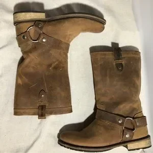 Eddie Moran Riding Boots Size 9D Eddie Moran Moto Riding Boot Size 10 Women main image 4